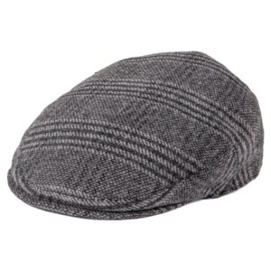 Casquette plate à chevrons