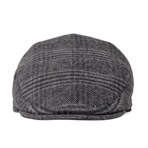 Casquette plate à chevrons